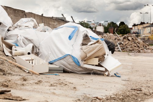 Construction site waste clearance in Staines